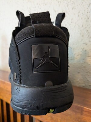 Nike Air Jordan XXXIV 34 Black Cat Triple Black 23 All 4 Retro