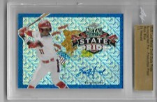 Ed Howard Leaf Metal State Pride BLUE MOJO Proof Refractor RC Auto Autograph 1/1