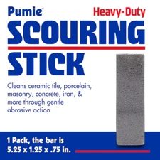 PUMIE PUMICE heavy duty SCOURING STICK BAR for cleaning toilets