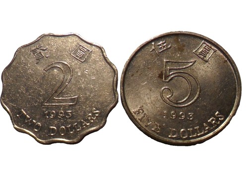 WORLD COIN SALE: 1998 Hong Kong 5 dollar : Copper Nickel Comp