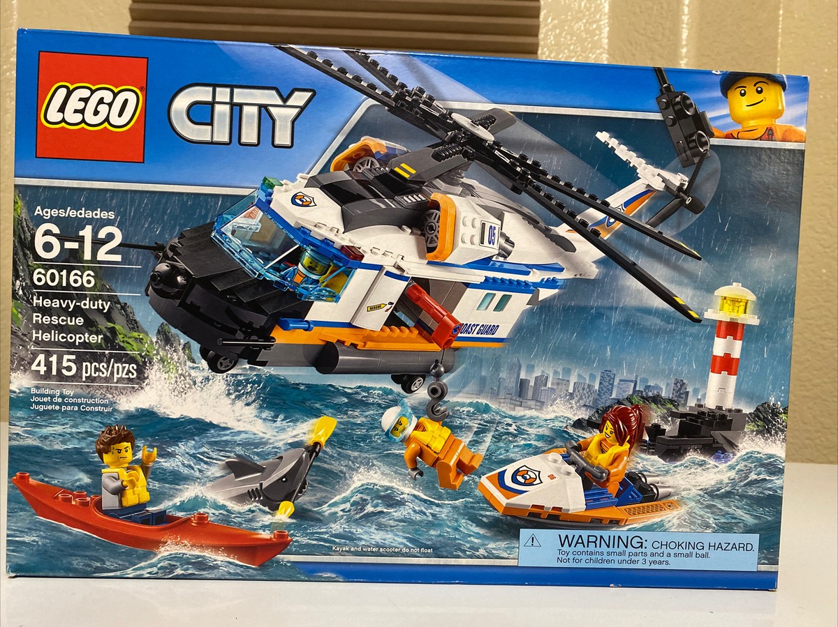 LEGO CITY: Heavy-duty Rescue Helicopter (60166) New * Sealed * Retired