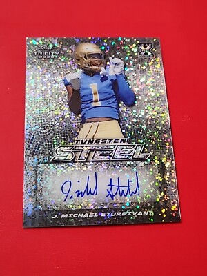 J. Michael Sturdivant 2023 Leaf Trinity Steel Tungsten 8/10 Auto , UCLA Bruins