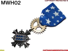 Steampunk Medal pin drape badge brooch tardis Dr Who police box timelord #MWH02