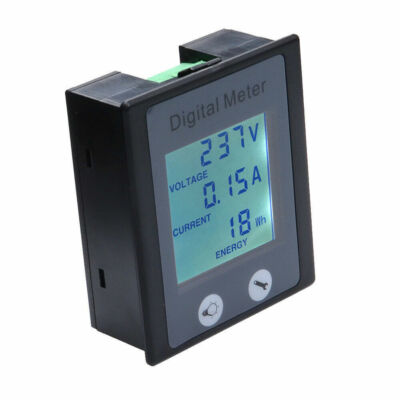 2.64'' AC Digital Multifunction Power Monitor Meter Current/Voltage/ Power Meter