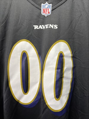 Baltimore Ravens Cooper #00Nike Men's Black Official NFL Game
