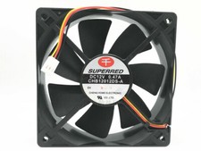 1PC SUPERRED CHB12012DS-A 12V 0.47A 12CM 3-wire chassis cooling fan 