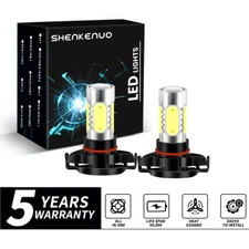 For Jeep Gladiator 2020-2025 2X H16 5202 LED Fog Light Bulbs 6000K White