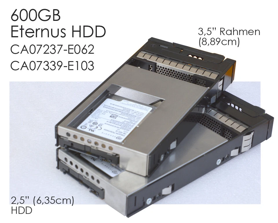 2,5" 6,25cm 600GB 15k SAS 6Mb FESTPLATTE CA07237-E062 CA07339-E103 ETERNUS ET7 - Bild 2 von 4