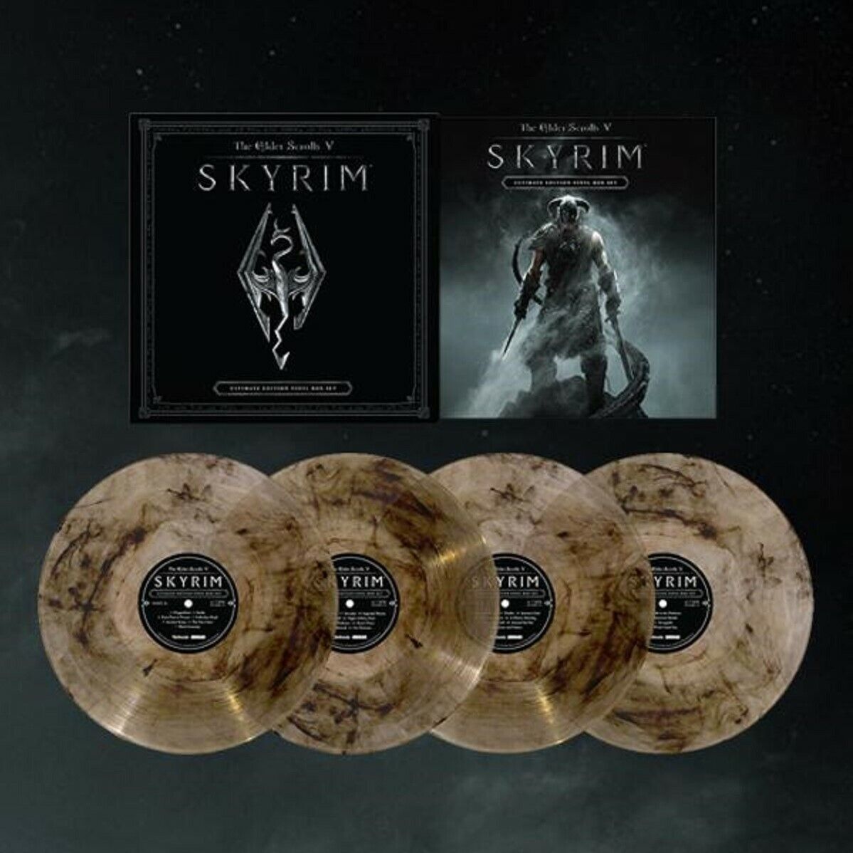 Skyrim Ultimate Edition Vinyl 4xLP Record Box Set Paarthurnax Variant | eBay