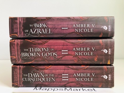 SIGNED IN PERSON Gods & Monsters 1-3 by Amber V. Nicole FAIRYLOOT Book of Azrael - Picture 21 of 24