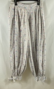 Batsheva x Laura Ashley Women's Hauls Pant Duxford Pines Floral Bloomers Sz 8