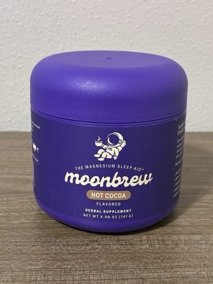 Moonbrew Sleep Drink Mix Hot Cocoa Dietary Supplement 6.7 Oz - New