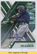 2017 Panini Elite Extra Edition 14/25 Luis Almanzar #117 Auto READ 2d9