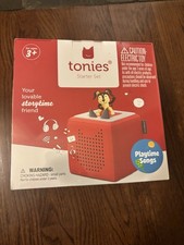Toniebox Audio Player Starter Set - Red Playtime Songs for Tonies NEW