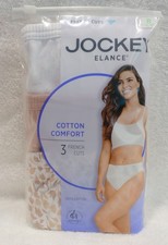 Jockey Women's Elance French Cut Panties Underwear 3 Pack Size 8 NIP Style 1485