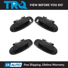 TRQ Door Handles Outside Exterior Front & Rear 4 Piece Set Kit for Corolla Prizm