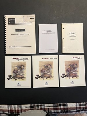 CTC PLC Quickstep Programming & User Manuals Tutorials Vintage 1980s-1990s