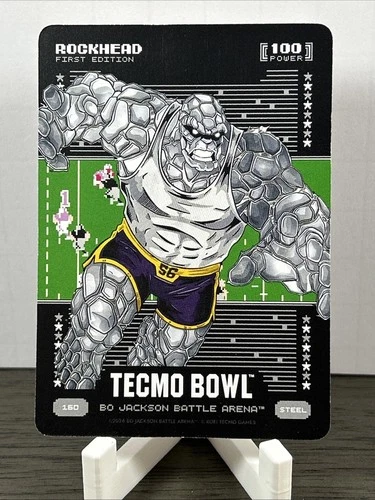 Bo Jackson Battle Arena Tecmo Bowl Rockhead Steel #160 - Chris Doleman