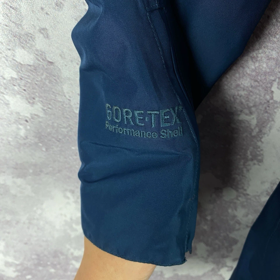 Chaqueta Berghaus Gore Tex para mujer esquí al aire libre azul viaje manga larga talla 12” Foto 4 de 4