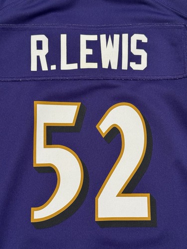 Nike Baltimore Ravens Ray Lewis #52 NFL Football Jersey Women’s Size Medium - Picture 4 of 9