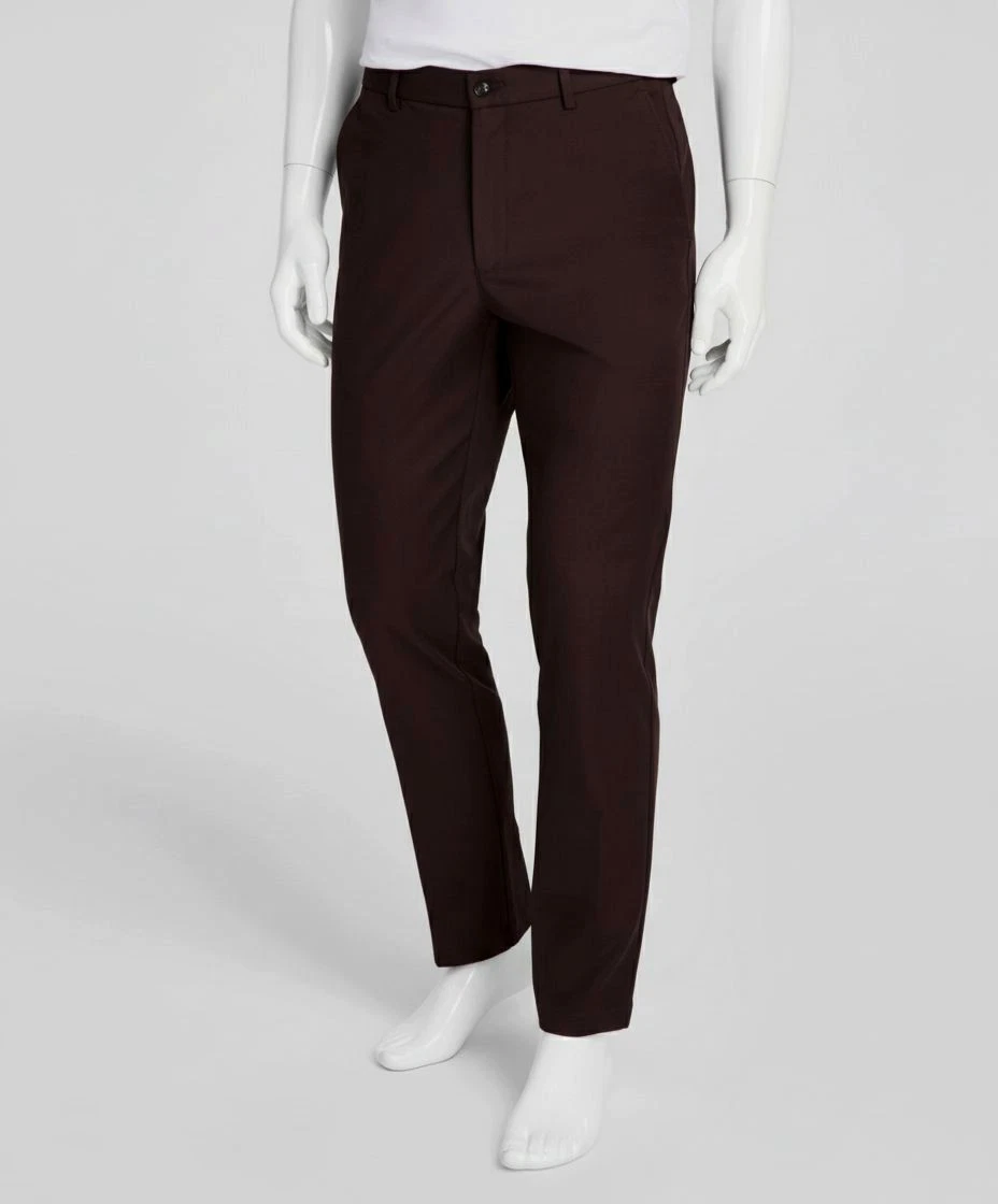 Michael Kors Men's Red Wine Classic Stretch Performance Dress Pants Size 30W 32L