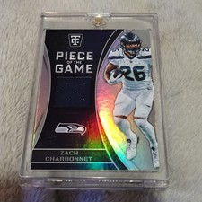 Panini 2024 Totally Certified Piece of the Game Zach Charbonnet Seahawks POTG-Z…