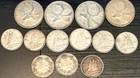 Canadian Silver .80 Coins 43.815 Grams $1.90 Face Value