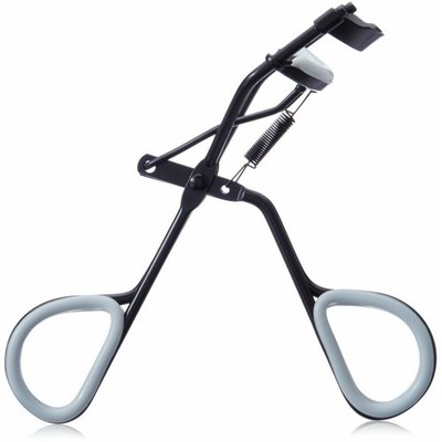 Qvs Eyelash Pliers, Black And White, Individually Packed 1 X 1 Piece