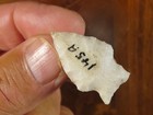 Burlington Archaic side-notch point found in Peoria County, llinois 1.1/2 in. — photo 3