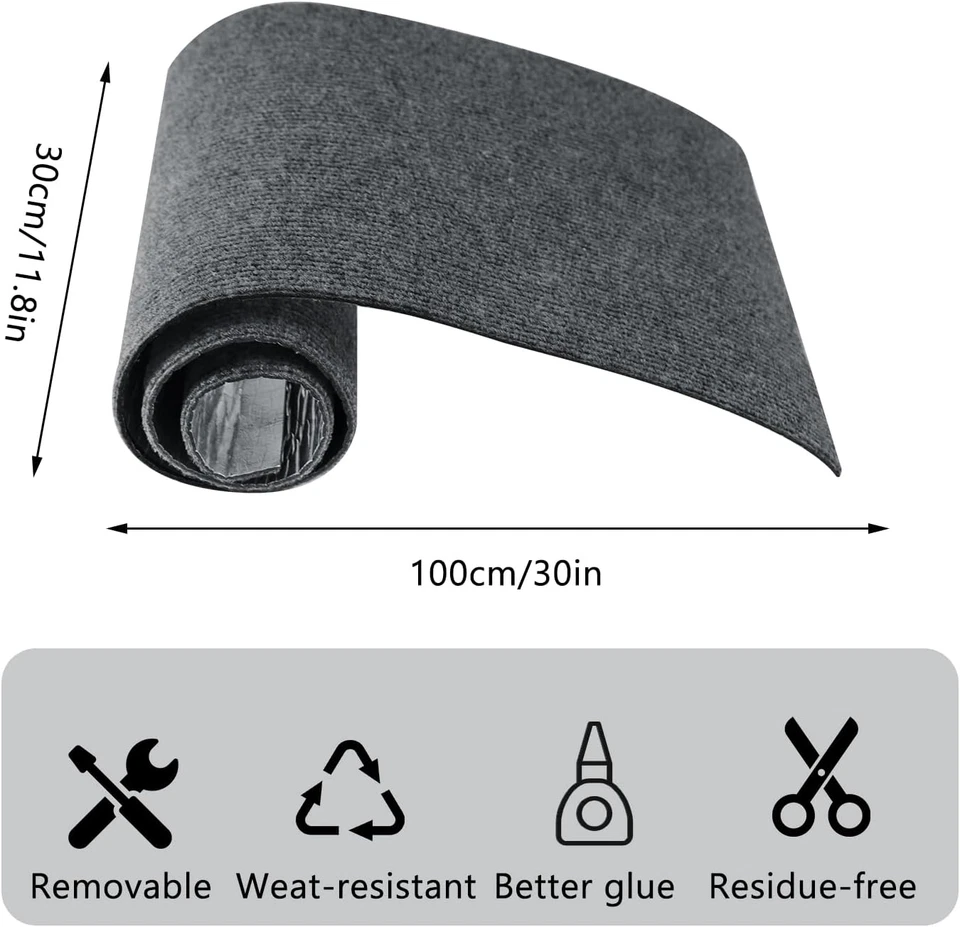 Protezione Proteggi Divano Graffi Gatto, 30 X 100 Cm Tiragraffi Divano per Gatti - Immagine 2 di 4