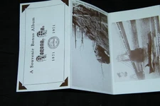 1871-1971 SOUVENIR  PHOTO ALBUM VERONA PA SCENES KOWALKSY BOAT + POSTCARD