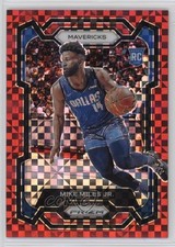 2023-24 Panini Prizm Red Power Prizm /75 Mike Miles Jr #295 Rookie RC