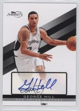2008-09 Topps Signature Auto 288/550 George Hill #TSA-GH Rookie Auto RC 2u3