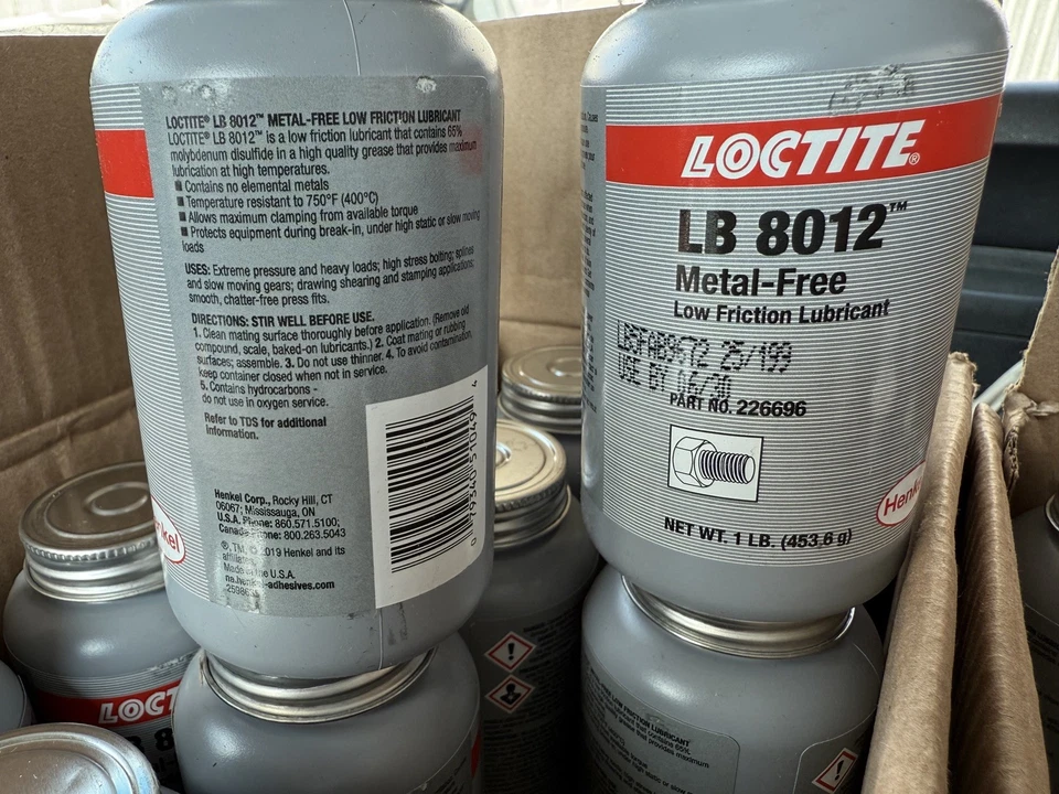 Loctite 226696 Anti Seize,16 Oz,Brush Top Can,Black Lb 8012(Tm) Moly Paste - Image 2 of 4