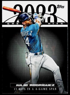2024 Topps - Julio Rodríguez #23GH-17 - 2023 Greatest Hits
