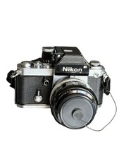 Nikon F2 35mm Film Camera W Nippon Kogaku Japan 1:1.8 F 85mm Lens No 246517 Read