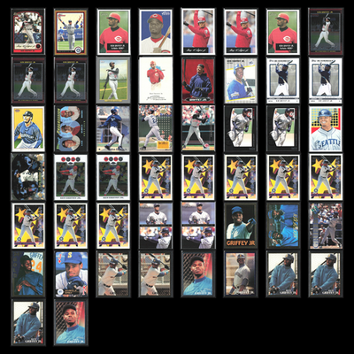 #ad Ken Griffey Jr. Lot 50 Baseball Cards Seattle Mariners MLB Dealer Bulk Oddball $49.99
