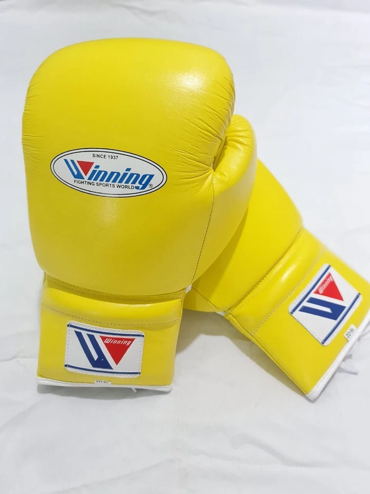 Winning boxing gloves MS 600 lace up sparring training fight gloves 8oz-16oz - Image 2 of 4