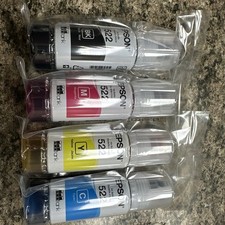 Genuine Epson 522 Ink Bottles 4 Pack for ET-2720 ET-2800 ET-2803 ET-4700 ET-4800