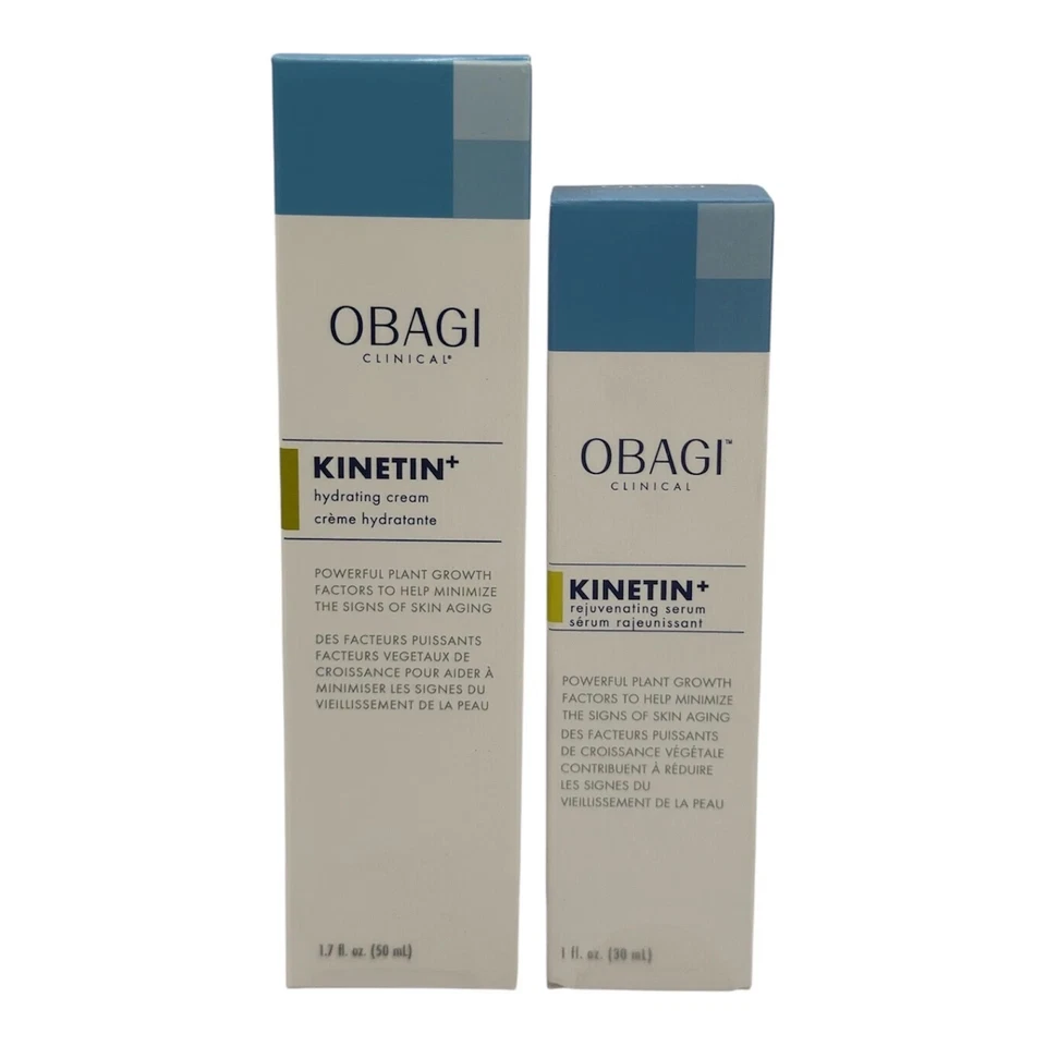 Crema hidratante OBAGI Clinical Kinetin 1,7 oz y Kinetin + suero rejuvenecedor 1 oz Foto 2 de 2