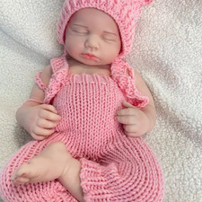 Reborn Baby Dolls Silicone Full Body 18.9 Inch Waterproof Realistic Newborn Baby