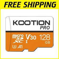 128GB Micro SDXC UHS-I U3 V30 A1 - Fast TF Card for Camera