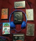 1994 Sony Walkman WM-EX102 Cassette Player-Plus Head Phones & 6 Cassette Tapes.