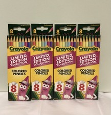 Four Packs Crayola Limited Edition Pre-Sharpened Colored Pencils