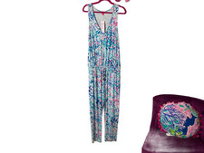 Lilly Pulitzer Jumpsuit NWT - Paulina Jumpsuit - Breakwater - Party Wave - Size