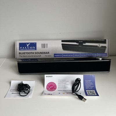 FALCON Soundbar High Quality Sound Upgrade with Audio In Bluetooth and MicroSD