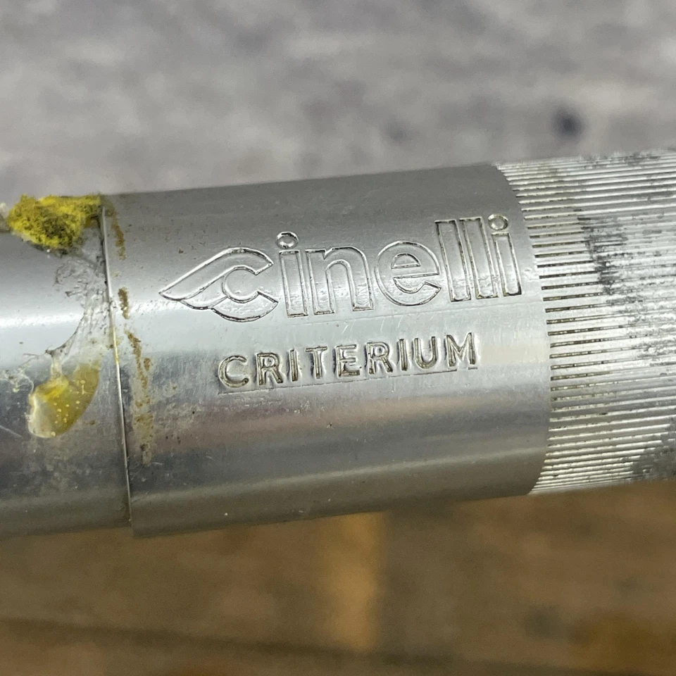 Manillar vintage Cinelli Criterium 65-40 40 cm 26,4 mm bicicleta de carretera barra de caída Italia Foto 2 de 4