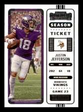 2022 Panini Contenders #55 Justin Jefferson Near Mint or Better