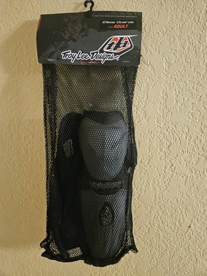 #ad Troy Lee Designs Adult Elbow Guards Off Road MX MTB Hard Shell Gray 1267 1201 $15.00