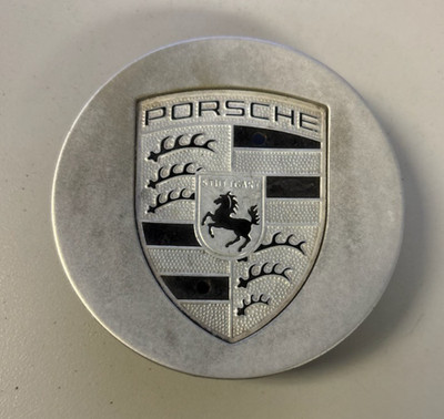 OEM PORSCHE CENTER HUB CAP 7L5601149 7L5601149E  7L5601149K   SILVER